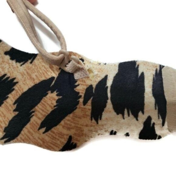 Victoria's Secret Very Sexy Push-Up Bra 32B Nude Leopard inside Scalloped Edge - Picture 4 of 8